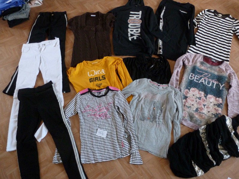 ubrania  dla dziewczynki  rozmiar  164