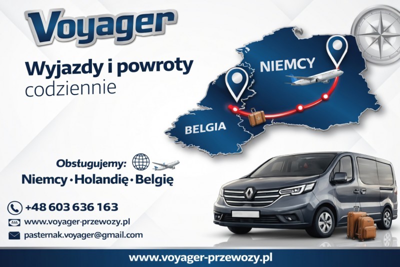 HOLANDIA - NIEMCY - POLSKA - LUBUSKIE DOLNOSLĄSKIE OPOLSKIE ŚLĄSKIE [VOYAGER]