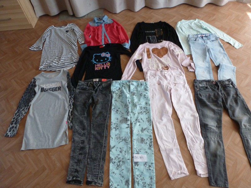 ubrania  dla dziewczynki  rozmiar 158 i 164