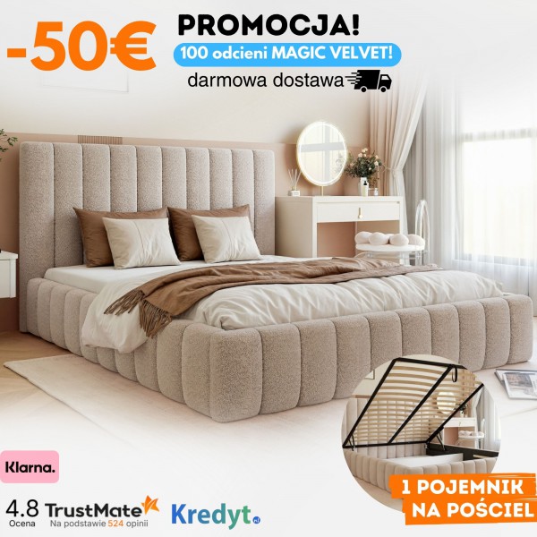 15 modeli w promocji -50 * Łóżka z pojemnikiem * KenixNL* Dostawa GRATIS!