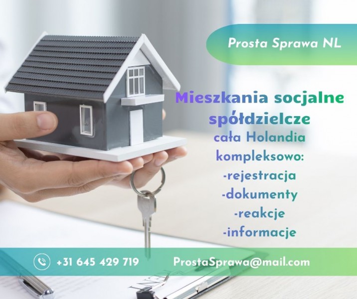 Mieszkania socjalne / spółdzielcze (z wolnego sektora)