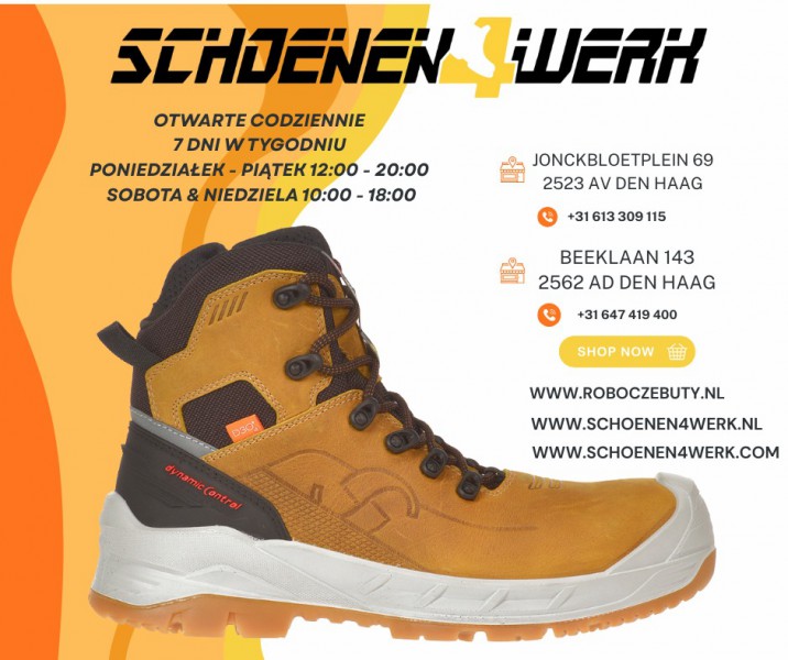 POLSKIE SKLEPY OTWARTE CODZIENNIE OBUWIE ROBOCZE HAGA-BEEKLAAN-SPOORWIJK