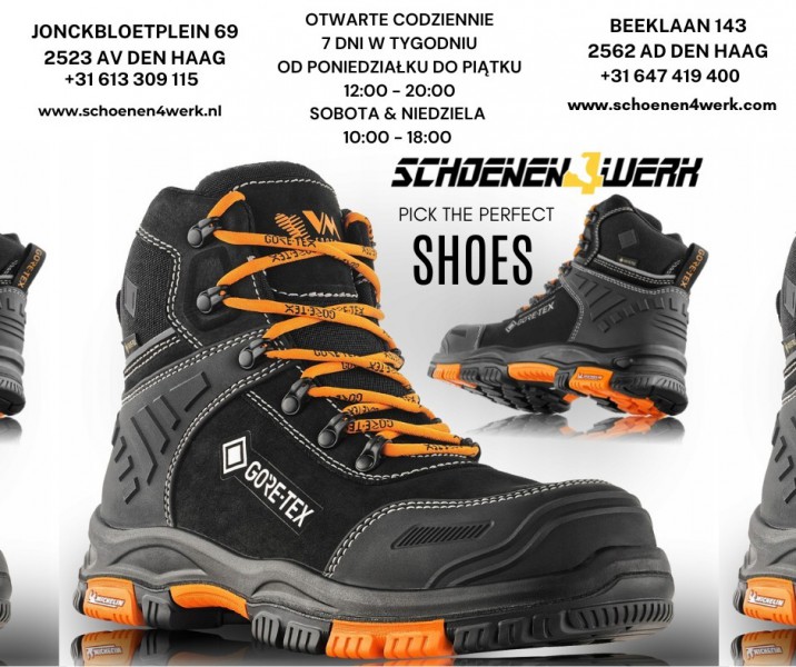 POLSKIE SKLEPY OTWARTE CODZIENNIE OBUWIE ROBOCZE HAGA-BEEKLAAN-SPOORWIJK
