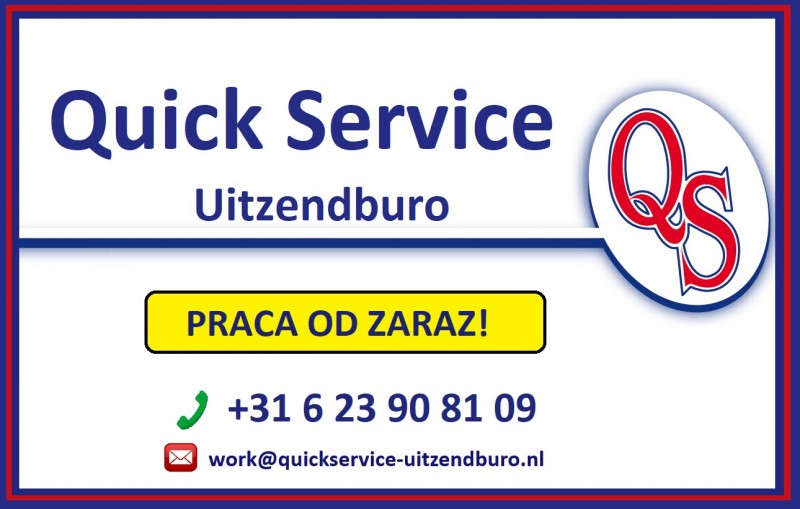 PRACA OD ZARAZ / ZAKWATEROWANIE FIRMOWE / 1 KM DO PRACY / 45+ GODZIN