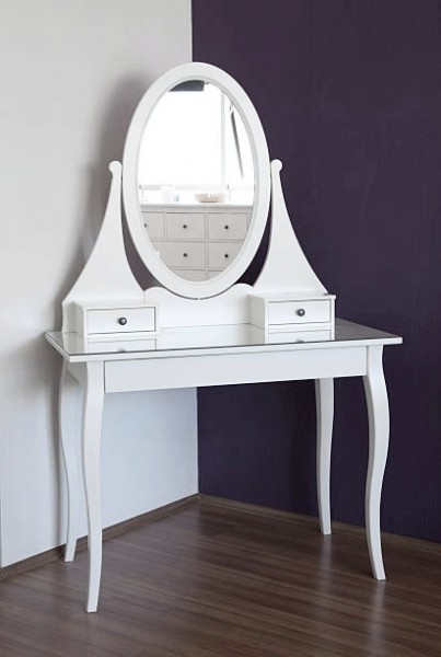 Biała - toaletka z lustrem - Jak nowa