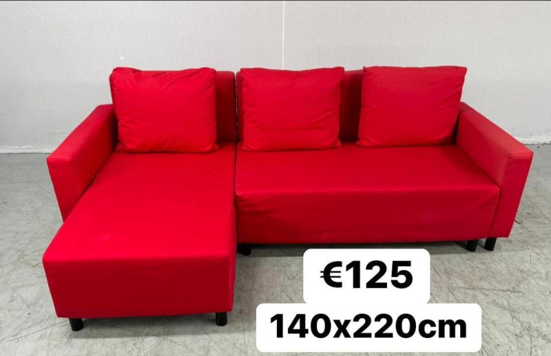 Narożnik o wymiarach 140x220 z funkcją spania i dostawą do klienta