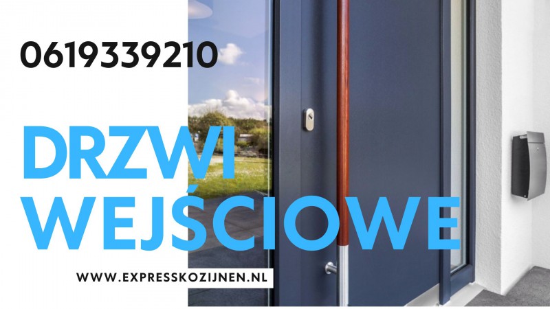 DRZWI WEJŚCIOWE - W KAŻDYCH DRZWIACH WKŁADKA Z POKRĘTŁEM GRATIS