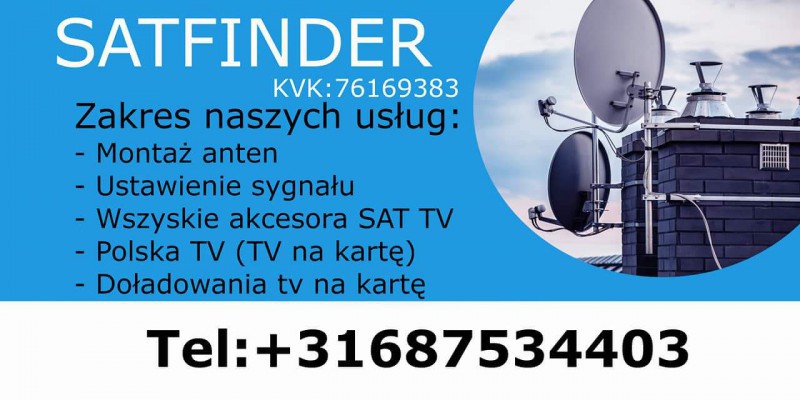 SAT FINDER  NAJLEPSZA POLSKA TELEWIZJA W HOLANDII!