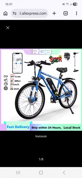 Sprzedam elektryczny rower górski