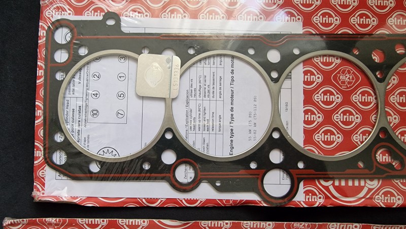 Uszczelka pod głowicę+pod pokrywę zaworów Audi, VW, Skoda, Seat ERLING