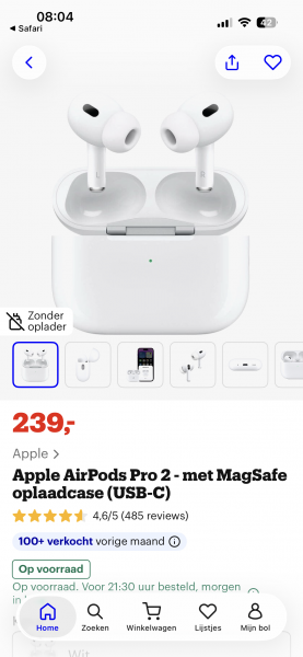 Aple AirPods Pro 2 generatie