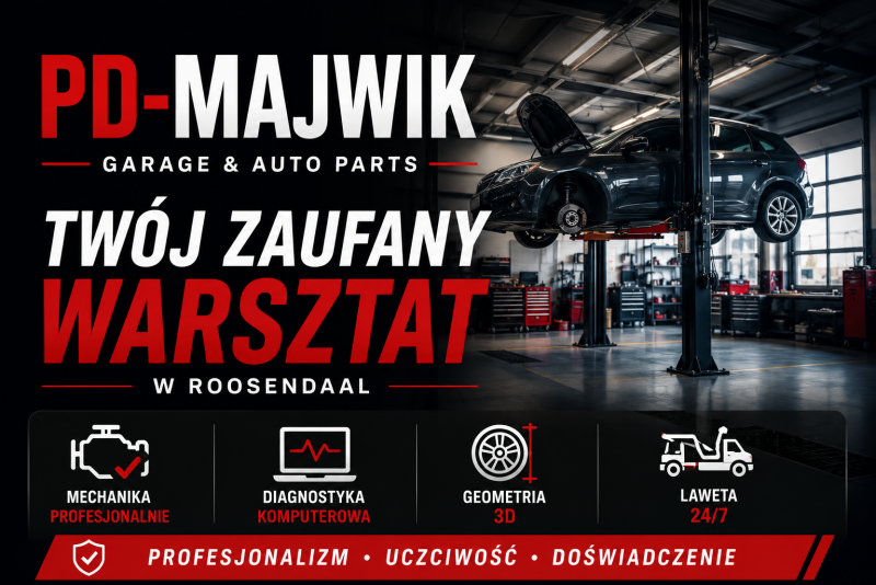 Polski Warsztat PD-Majwik, Auto Laweta, Auto Zastępcze, Geometria 3D, Klimatyzacja