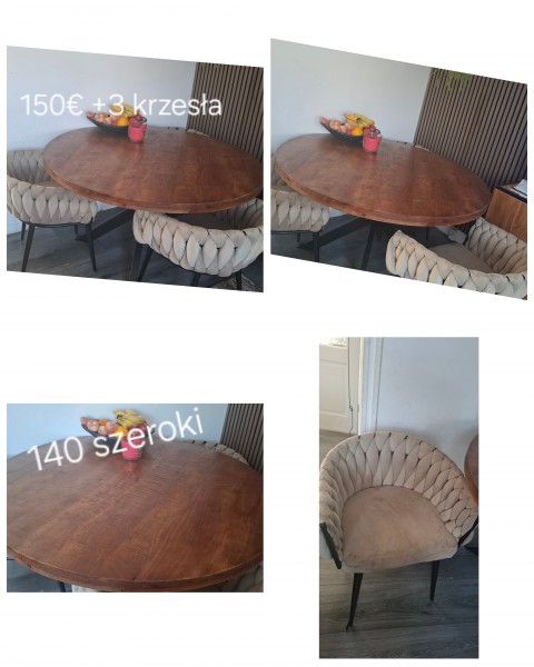 Stol I krzesla