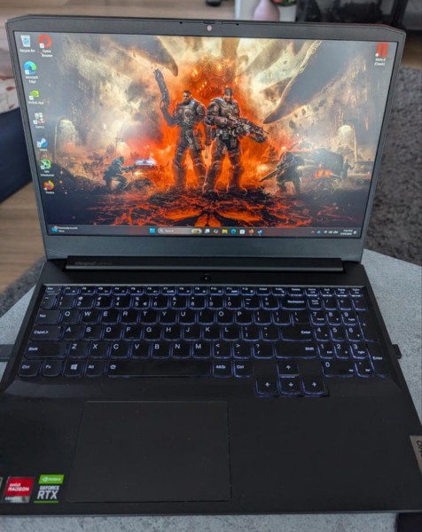Gamingowy laprop lenovo idea pad gaming 3 Rtx 6gb/ssd512/ram 16gb