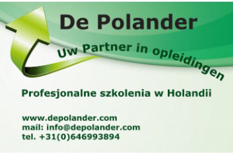 DE POLANDER - www.depolander.com  ...PROFESJONALNE SZKOLENIA w Holandii