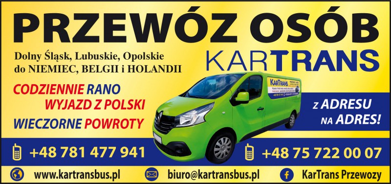Kartrans codziennie do Polski