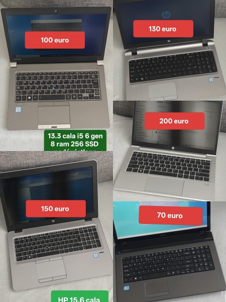 Laptopy duży wybór od 60 euro