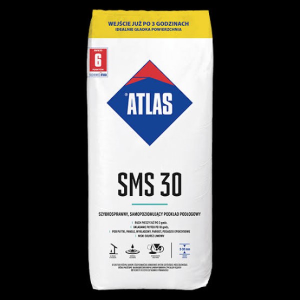 Sprzedam wylewka samopoziom SMS-30 atlas 9 szt 25 kg Rotterdam
