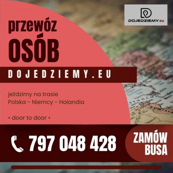 Przewóz osób międzynarodowy Polska - Holandia, Holandia -Polska
