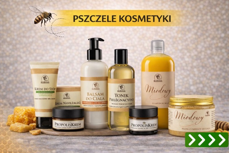  Kosmetyki z miodem, woskiem pszczelim i PROPOLISEM Sprawdź!