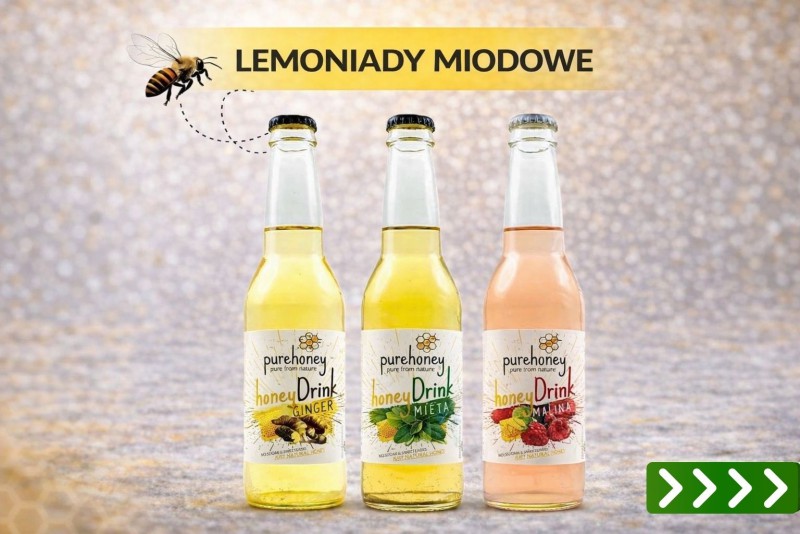 Lemoniada Pure Honey Drink  -  Sięgnij po słodkie orzeźwienie prosto z natury 
