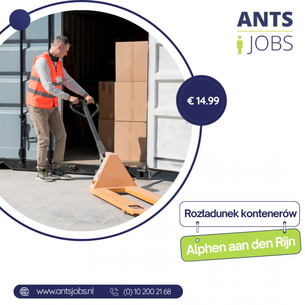 !! ROZŁADUNEK TOWARU Z KONTENERÓW !! ALPHEN AAN DEN RIJN !!