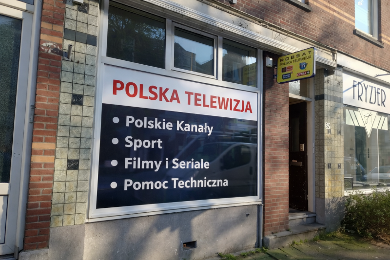 POLSKI SKLEP Z TELEWIZJA W ROTTERDAMIE
