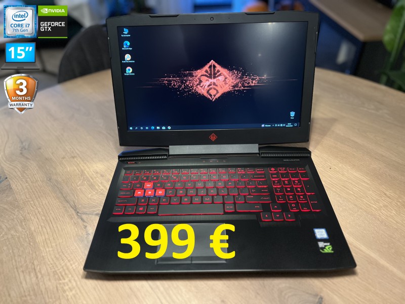 HP OMEN 15, i7, 8GB RAM, GTX 1050 4GB, SSD+HDD, 15 cali, możliwy dowóz
