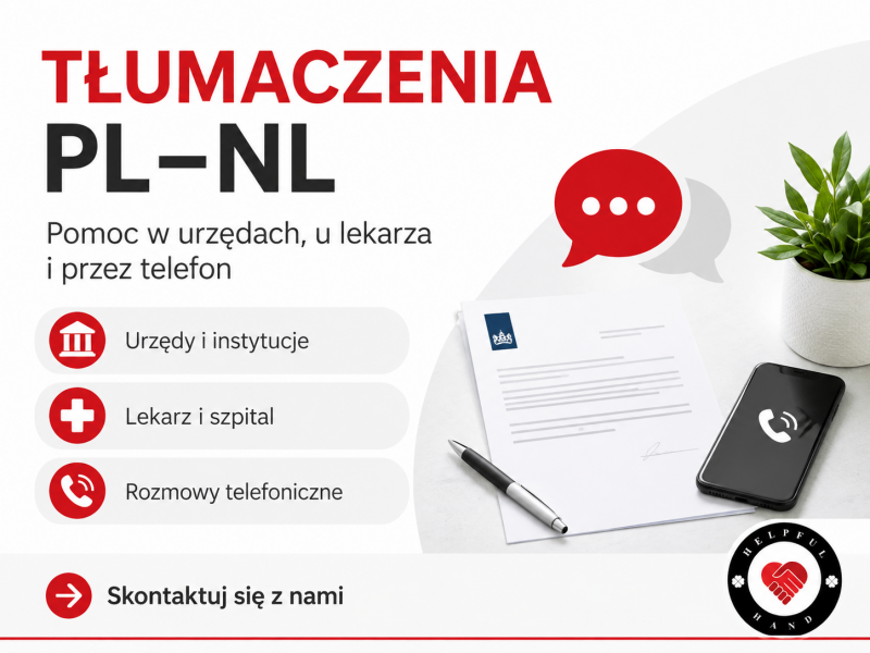 Potrzebujesz tłumacza w Holandii? Jesteśmy tu, aby Ci pomóc