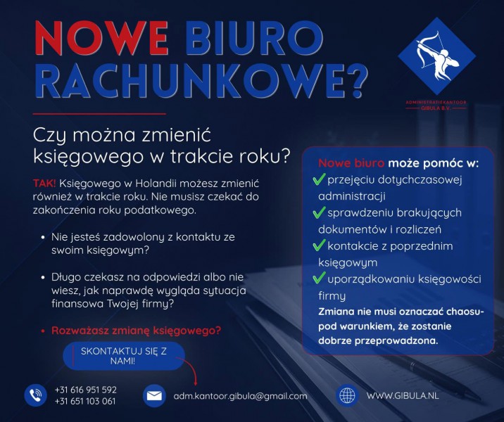 Nie musisz czekać do końca roku, żeby zmienić księgowego.