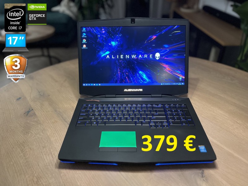 DELL ALIENWARE 17, i7, 16GB RAM, GTX 880M 8GB, SSD+HDD, 17 cali, możliwy dowóz