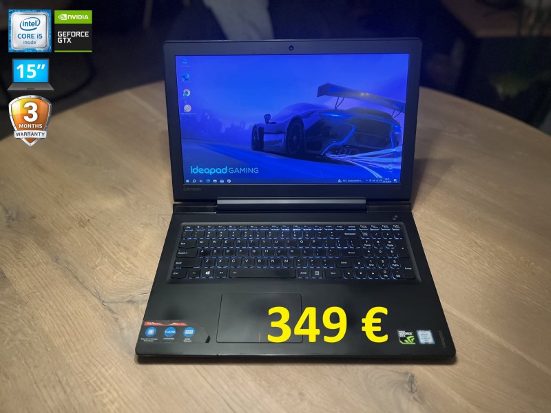 Gamingowy LENOVO IDEAPAD, i5 6gen, 8GB RAM, GTX 950M 2GB, SSD+HDD, 15 cali FHD, możliwy dowóz