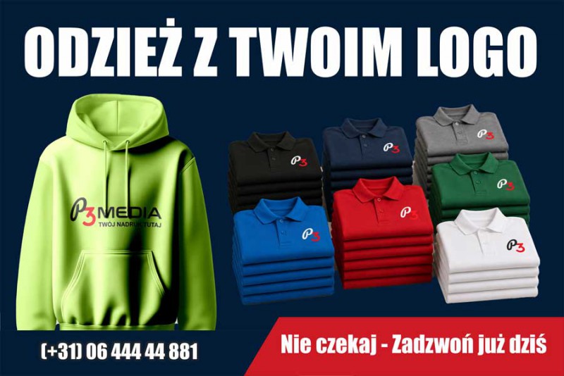 Ubrania z Twoim LOGO (nadrukiem firmowym)