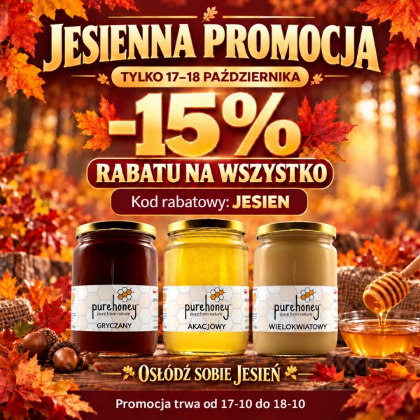 -15% NA WSZYSTKIE PRODUKTY - TYLKO TEN WEEKEND - SPRAWDŹ!