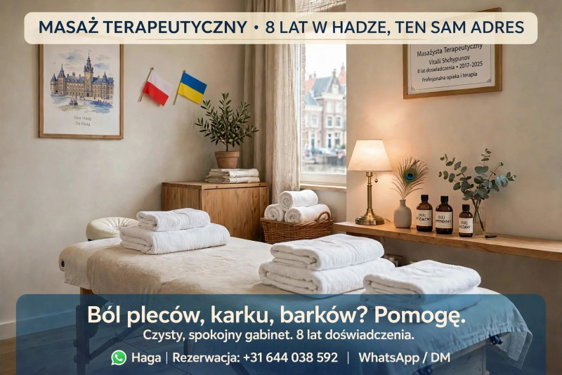 Masaż klasyczny, leczniczy, masaż bankami.